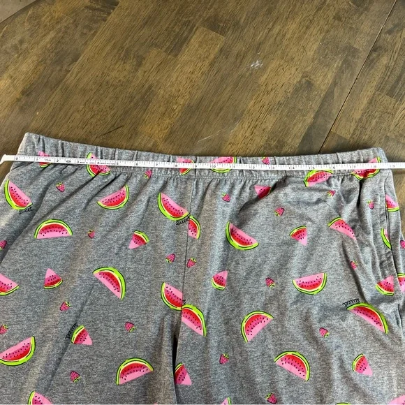 Joyspun Gray and Pink Pajama Set Watermelon Print, women’s XL - Picture 5 of 9